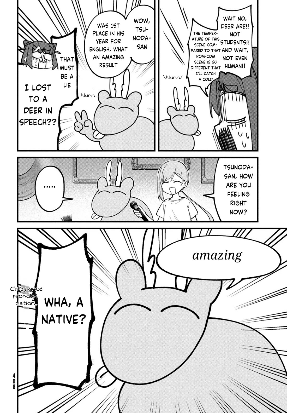 Shikanoko Nokonoko Koshitantan Chapter 32 page 12 - Chapter 32: Outcome of the Showdown
