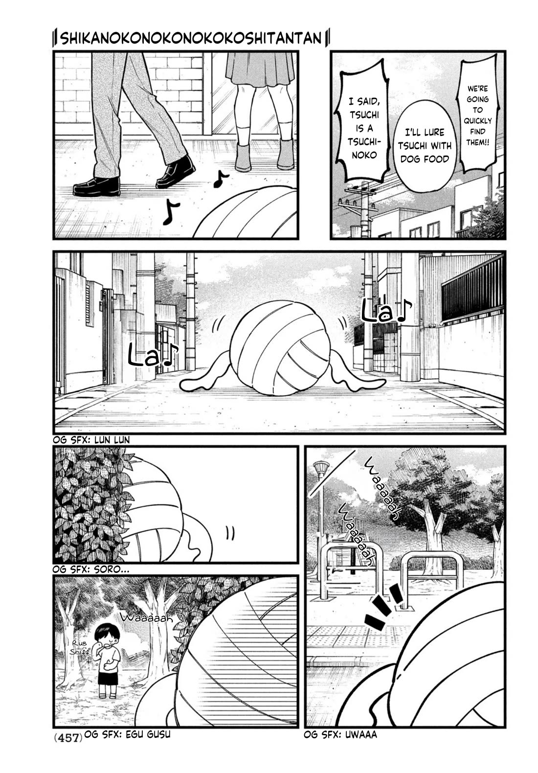 Shikanoko Nokonoko Koshitantan Chapter 33 page 14 - Chapter 33: His Very First Walk!