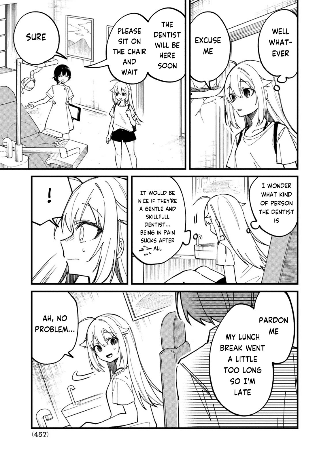 Shikanoko Nokonoko Koshitantan Chapter 34 page 5 - Chapter 34: Dental Clinic!