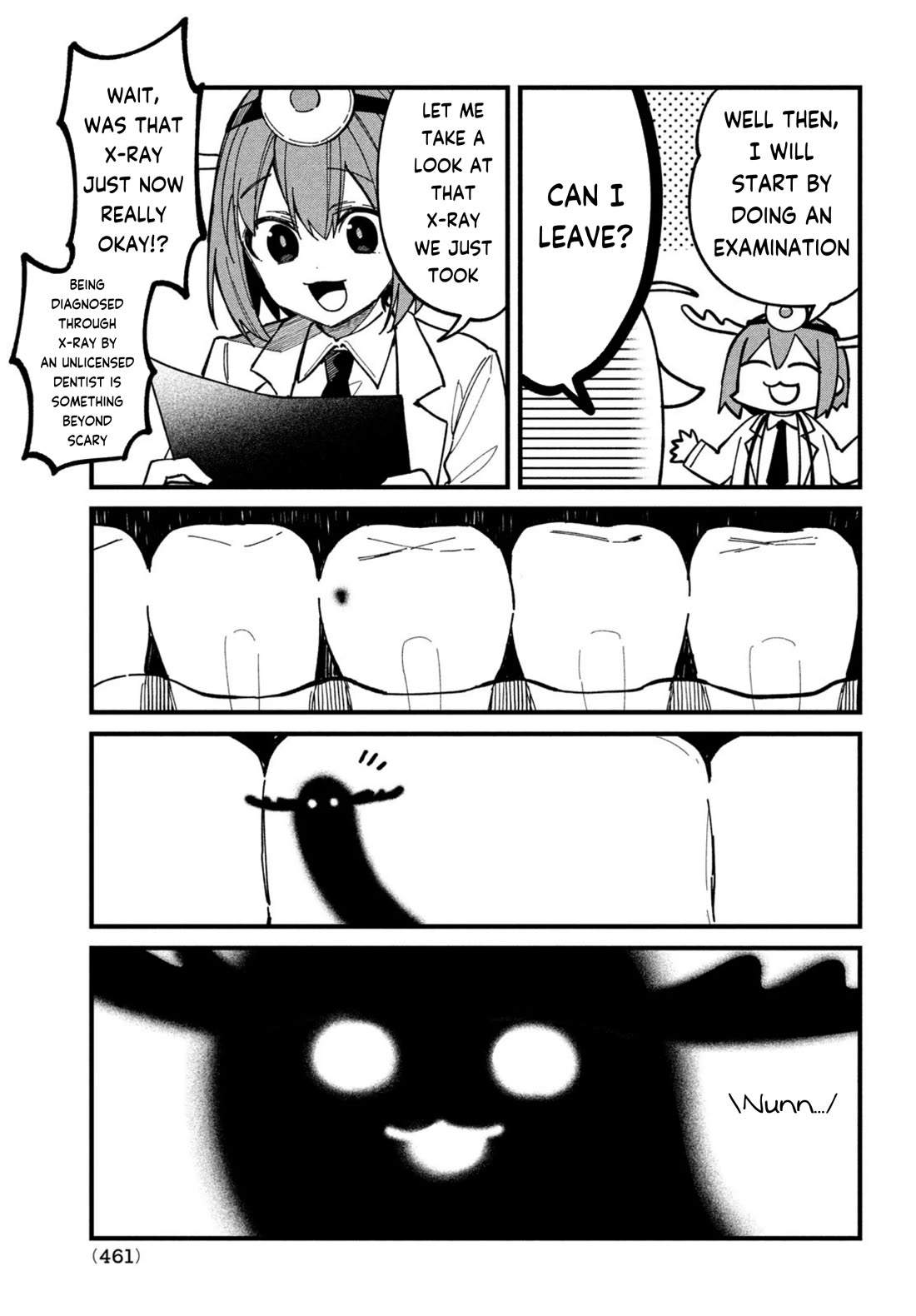 Shikanoko Nokonoko Koshitantan Chapter 34 page 9 - Chapter 34: Dental Clinic!