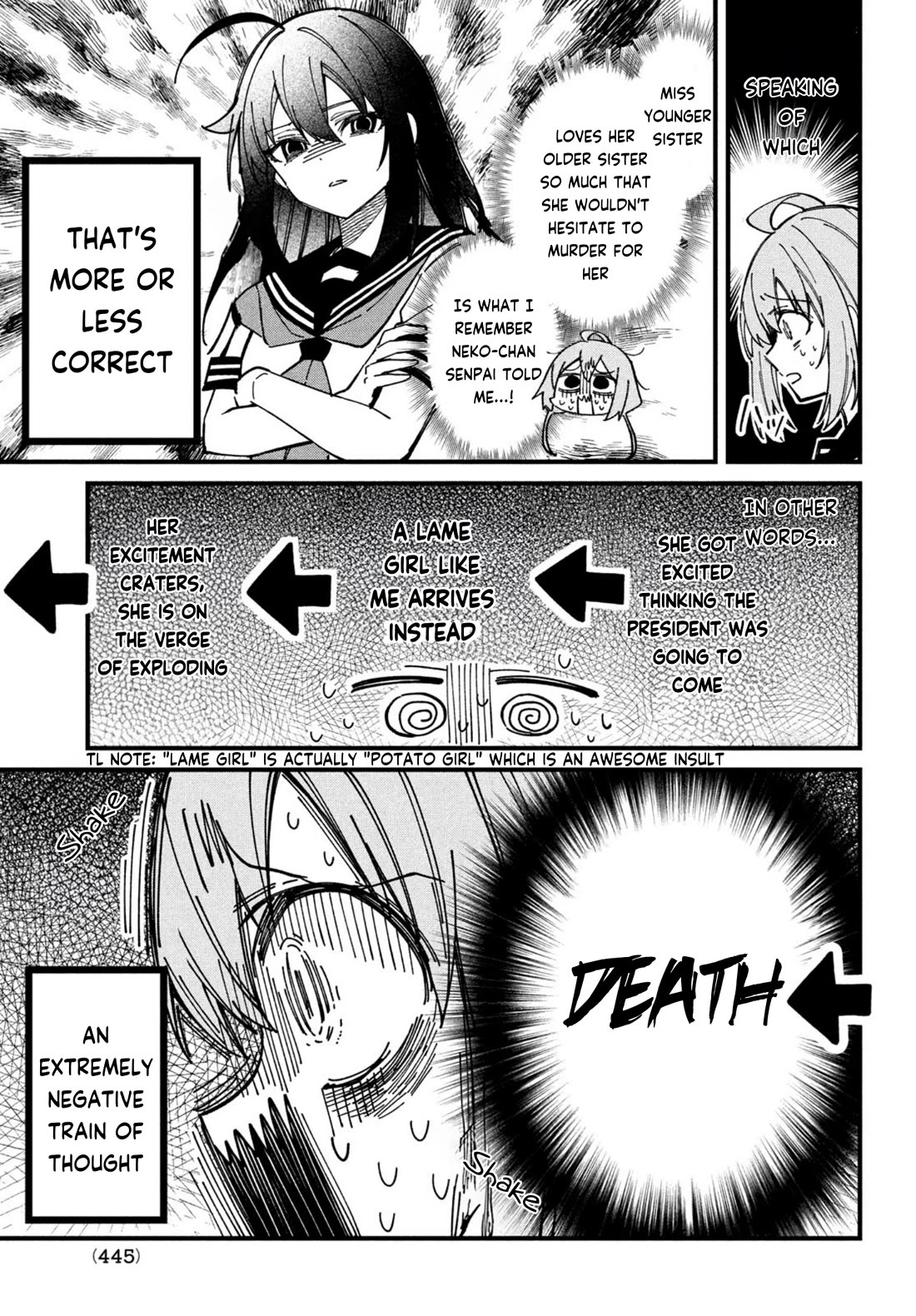 Shikanoko Nokonoko Koshitantan Chapter 35 page 5 - Chapter 35: Tanukikouji Kinu's Depression