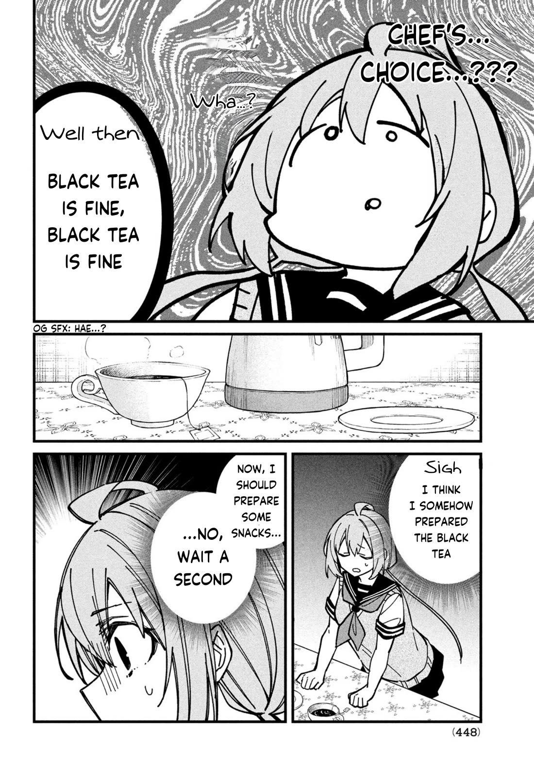 Shikanoko Nokonoko Koshitantan Chapter 35 page 8 - Chapter 35: Tanukikouji Kinu's Depression