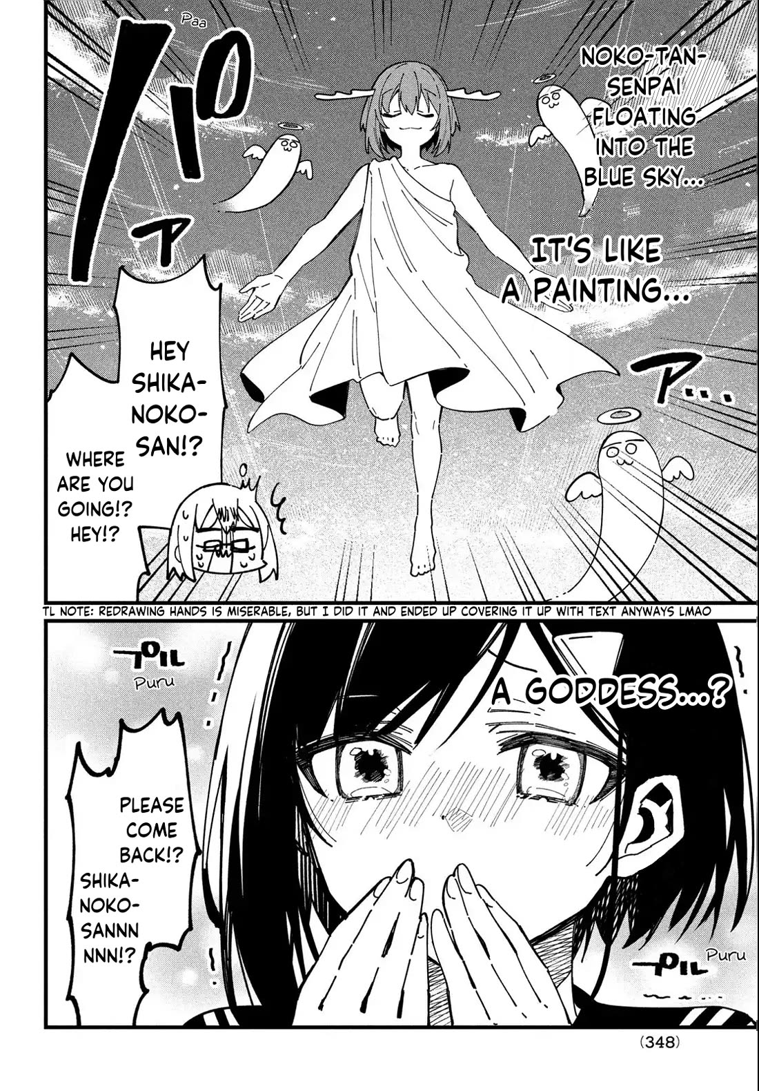 Shikanoko Nokonoko Koshitantan Chapter 36 page 12 - Chapter 36: Please Draw