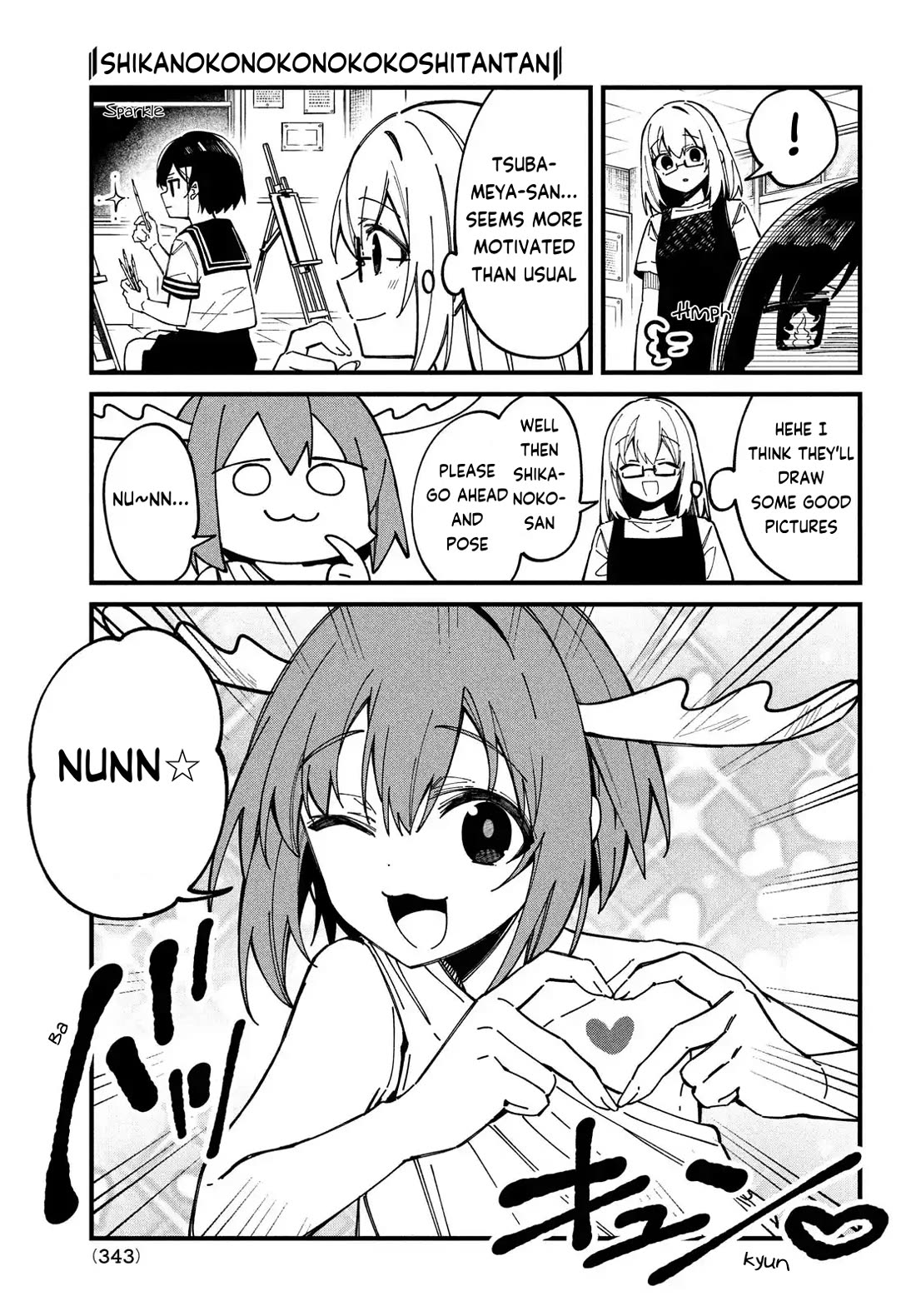 Shikanoko Nokonoko Koshitantan Chapter 36 page 7 - Chapter 36: Please Draw