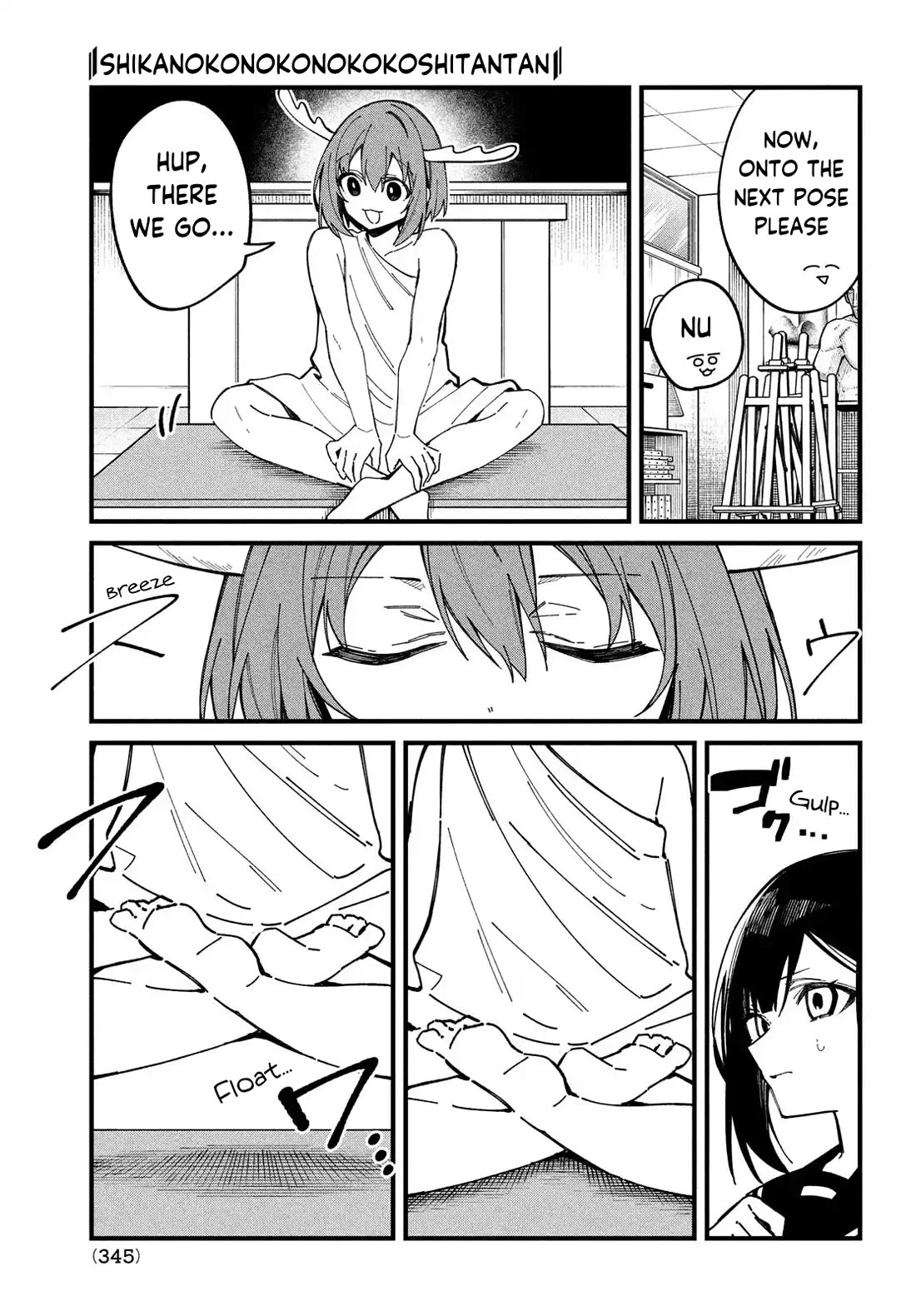 Shikanoko Nokonoko Koshitantan Chapter 36 page 9 - Chapter 36: Please Draw