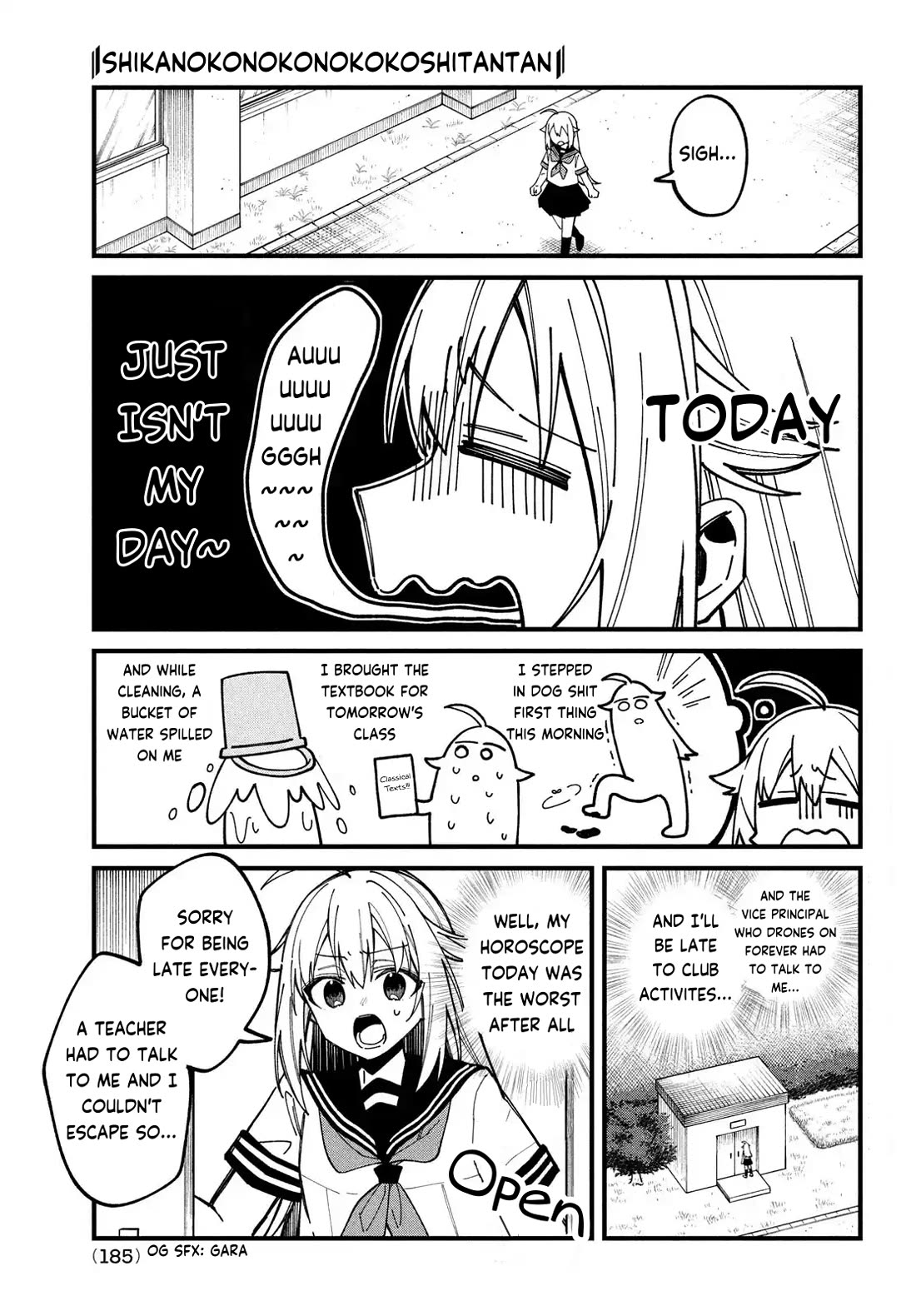 Shikanoko Nokonoko Koshitantan Chapter 37 page 1 - Chapter 37: May I Divine Your Fortune?