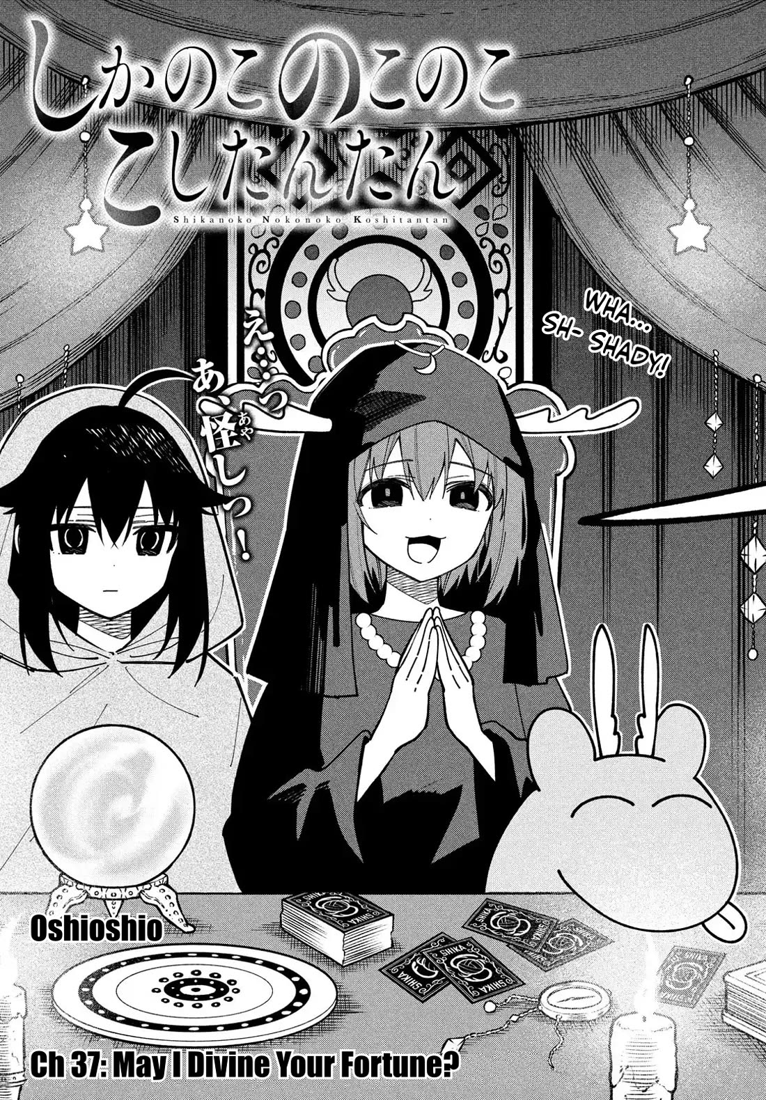 Shikanoko Nokonoko Koshitantan Chapter 37 page 3 - Chapter 37: May I Divine Your Fortune?