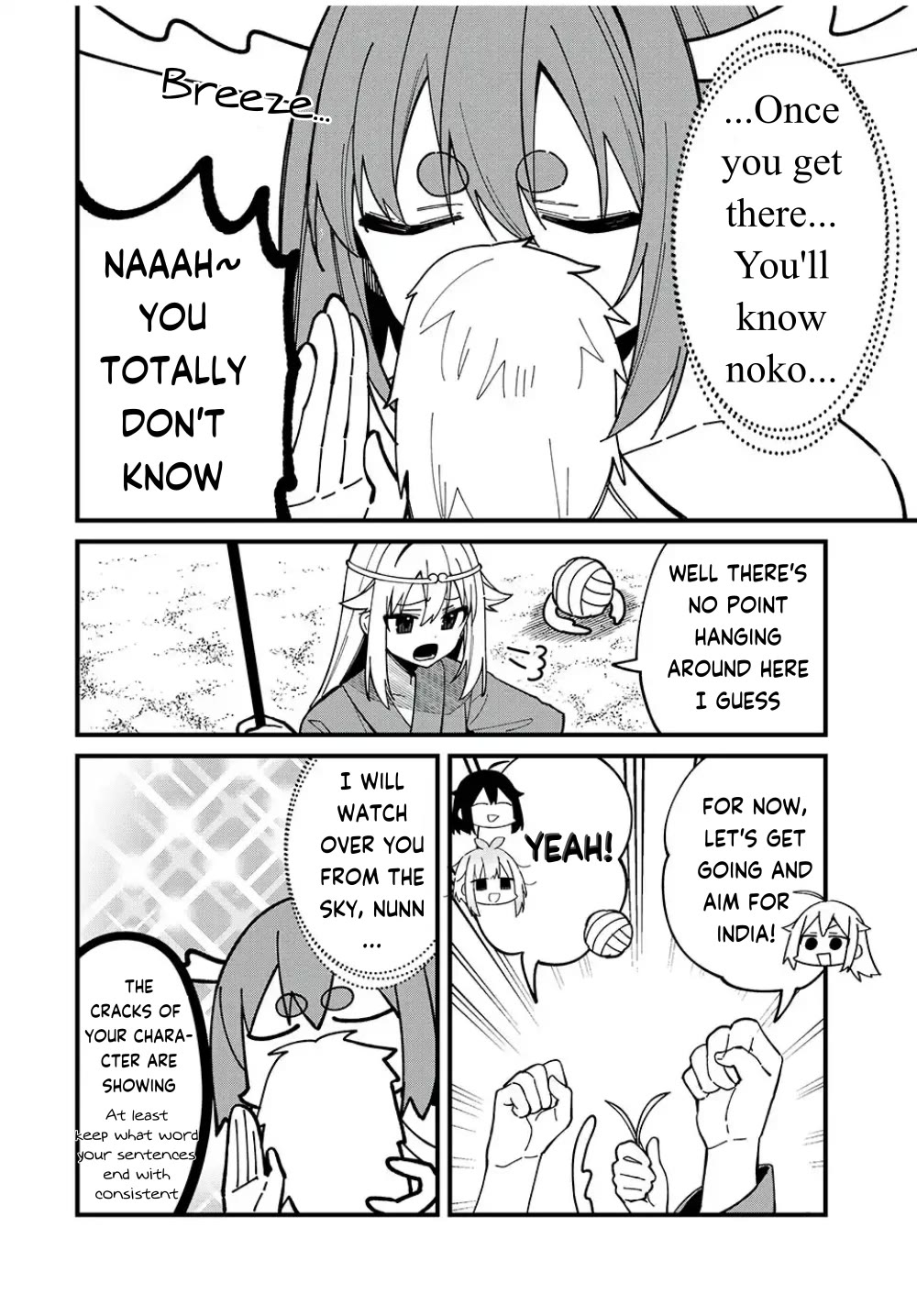 Shikanoko Nokonoko Koshitantan Chapter 38 page 10 - Chapter 38: We'll be in Your Care