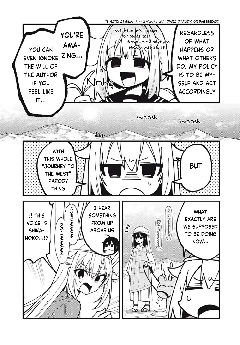 Shikanoko Nokonoko Koshitantan Chapter 38 page 7 - Chapter 38: We'll be in Your Care
