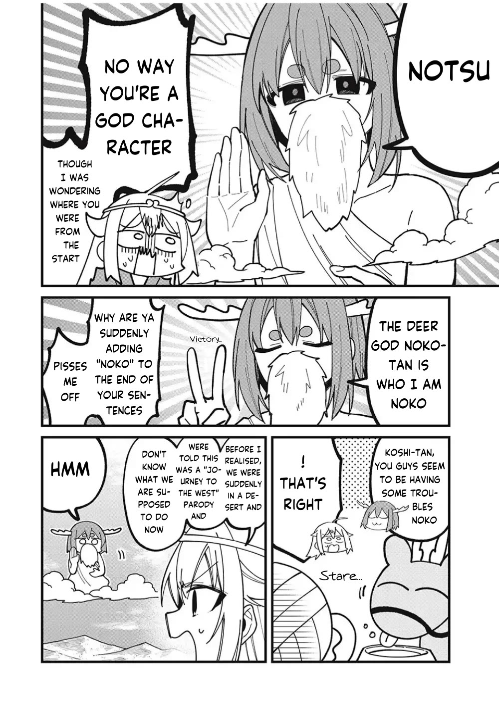 Shikanoko Nokonoko Koshitantan Chapter 38 page 8 - Chapter 38: We'll be in Your Care