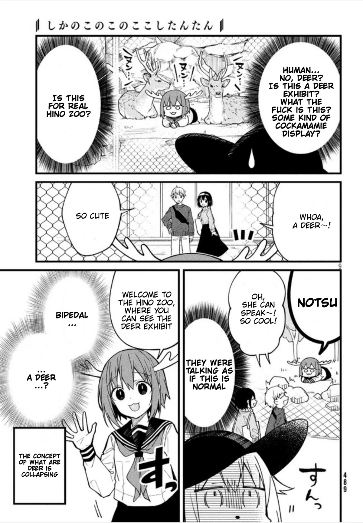 Shikanoko Nokonoko Koshitantan Chapter 4 page 10 - Chapter 4