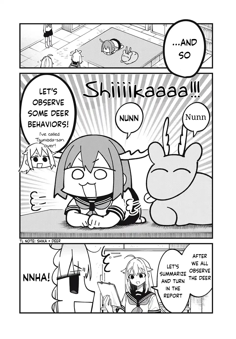 Shikanoko Nokonoko Koshitantan Chapter 40 page 10 - Chapter 40: Let's Think About The Deer Club 2