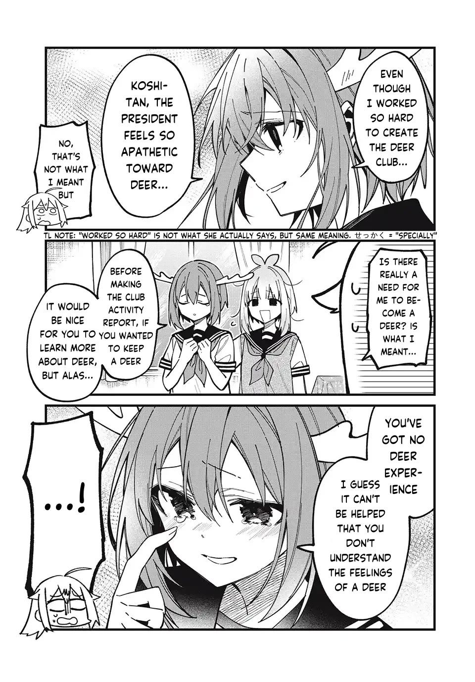 Shikanoko Nokonoko Koshitantan Chapter 40 page 17 - Chapter 40: Let's Think About The Deer Club 2