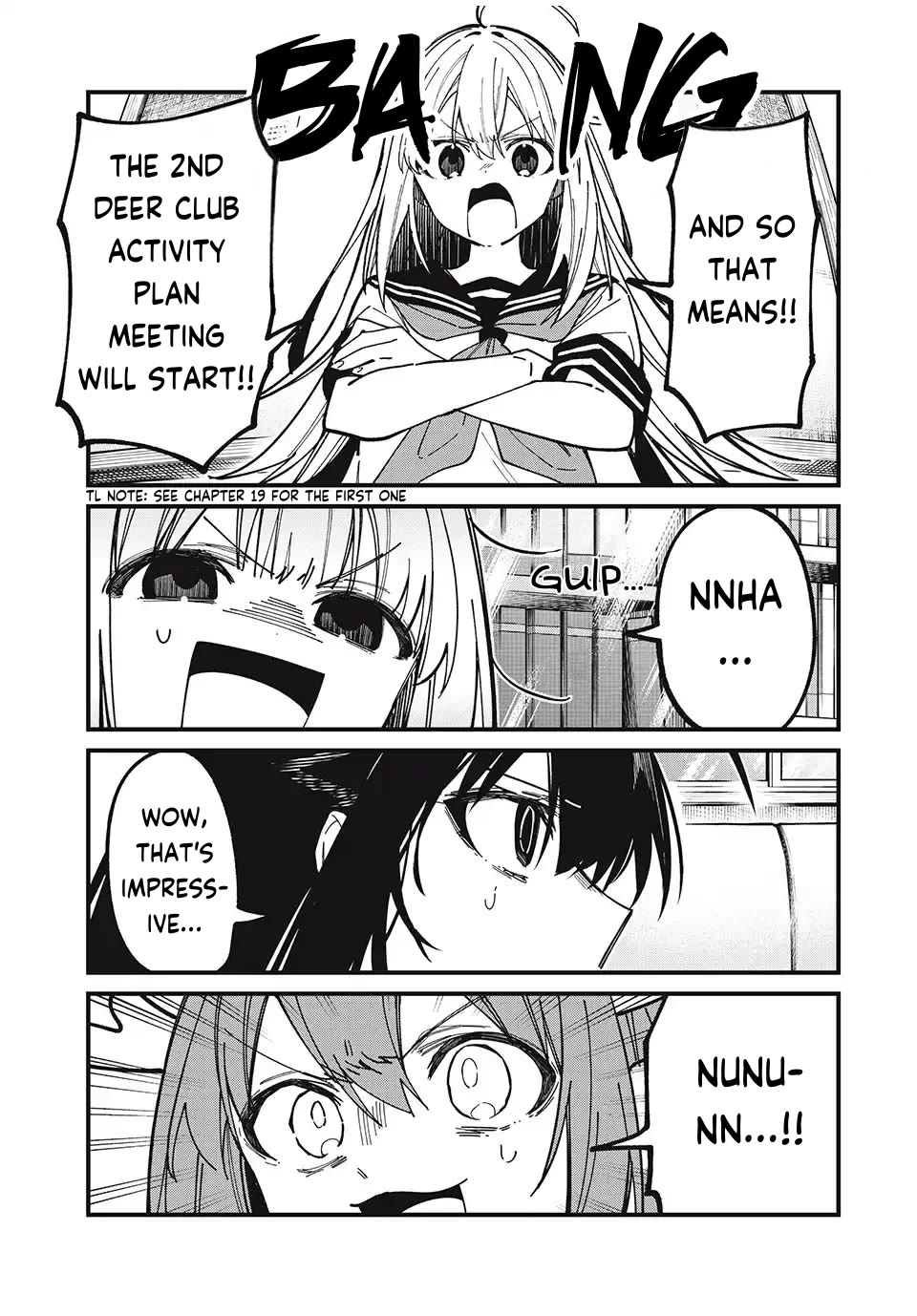Shikanoko Nokonoko Koshitantan Chapter 40 page 3 - Chapter 40: Let's Think About The Deer Club 2