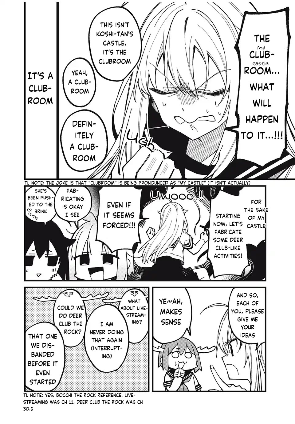 Shikanoko Nokonoko Koshitantan Chapter 40 page 6 - Chapter 40: Let's Think About The Deer Club 2