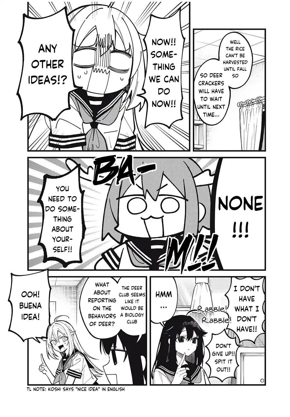 Shikanoko Nokonoko Koshitantan Chapter 40 page 9 - Chapter 40: Let's Think About The Deer Club 2
