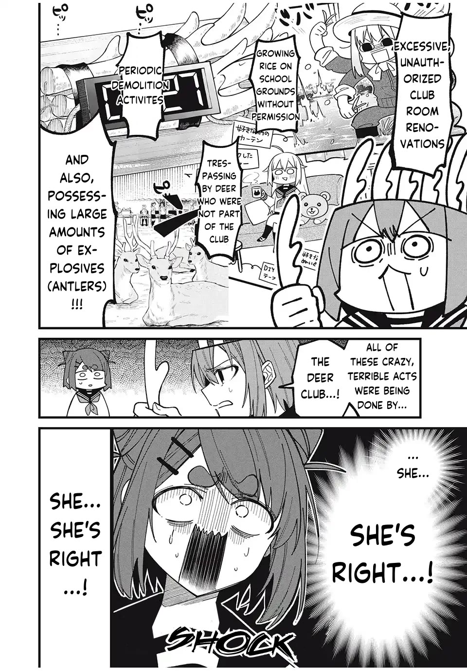 Shikanoko Nokonoko Koshitantan Chapter 41 page 10 - Chapter 41: I forgot...!!