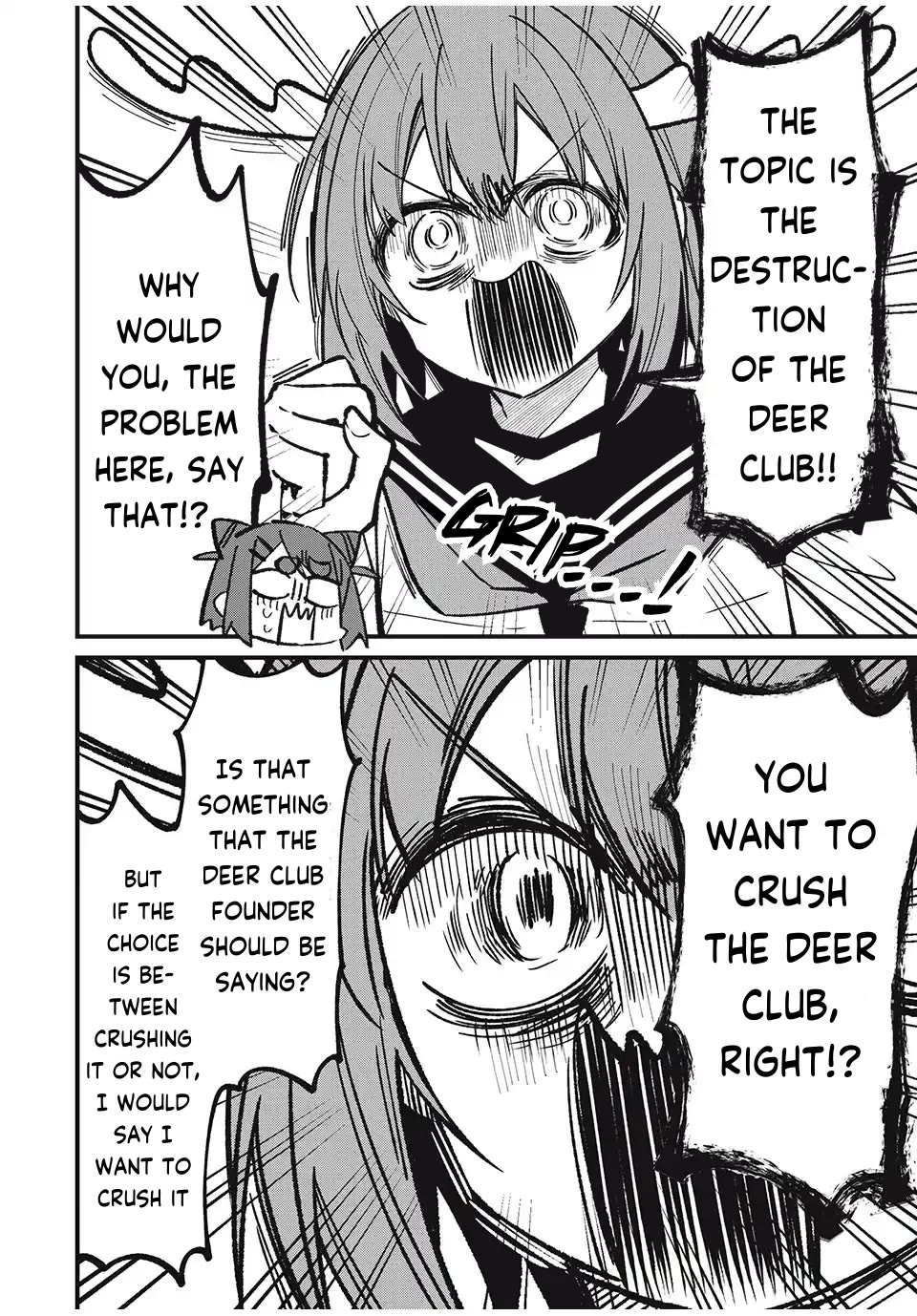 Shikanoko Nokonoko Koshitantan Chapter 41 page 6 - Chapter 41: I forgot...!!