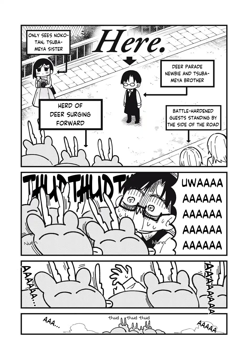Shikanoko Nokonoko Koshitantan Chapter 42 page 12 - Chapter 42: The Melancholy of Tsubameya Yoshiharu