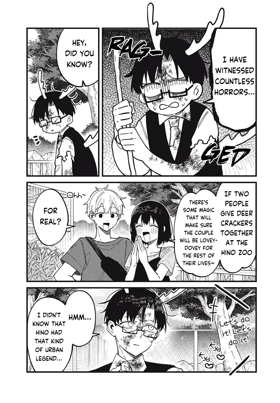 Shikanoko Nokonoko Koshitantan Chapter 42 page 13 - Chapter 42: The Melancholy of Tsubameya Yoshiharu