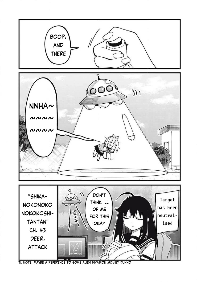 Shikanoko Nokonoko Koshitantan Chapter 43 page 11 - Chapter 43: Sincerely, to the Deers
