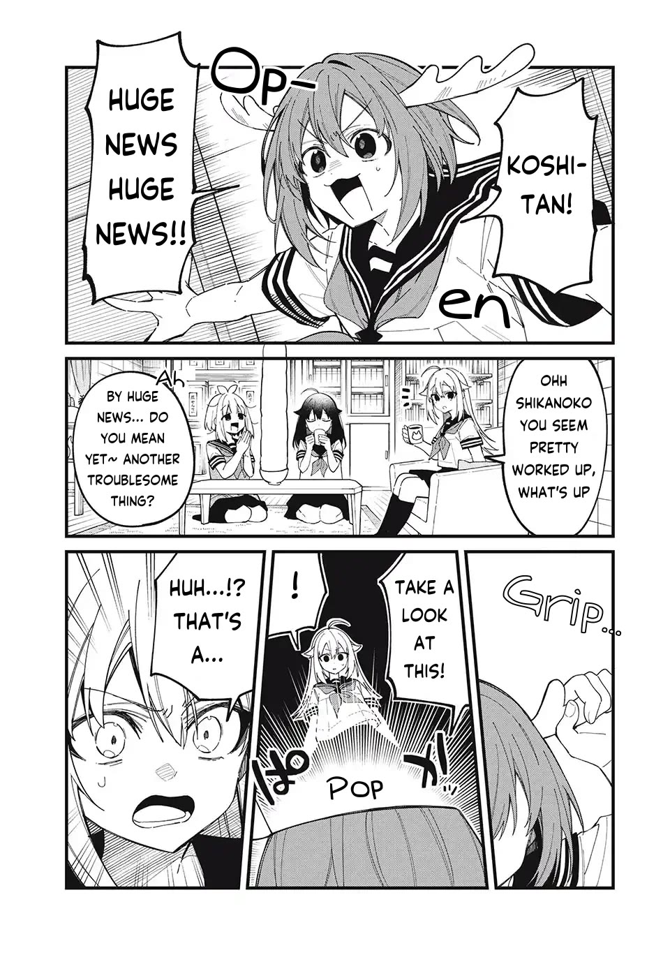 Shikanoko Nokonoko Koshitantan Chapter 44 page 1 - Chapter 44: Noko-tan's Egg