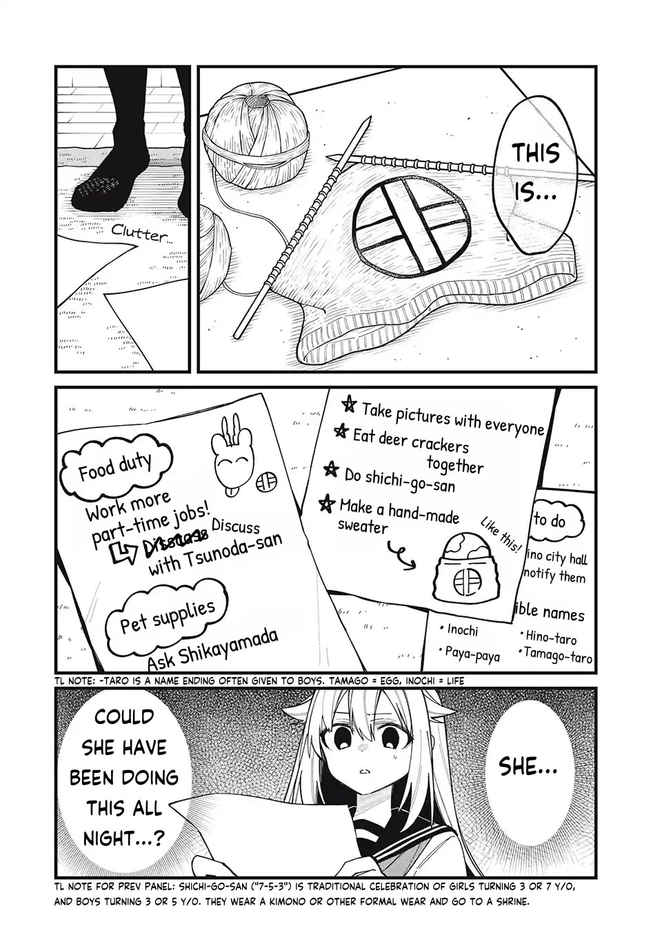 Shikanoko Nokonoko Koshitantan Chapter 44 page 16 - Chapter 44: Noko-tan's Egg