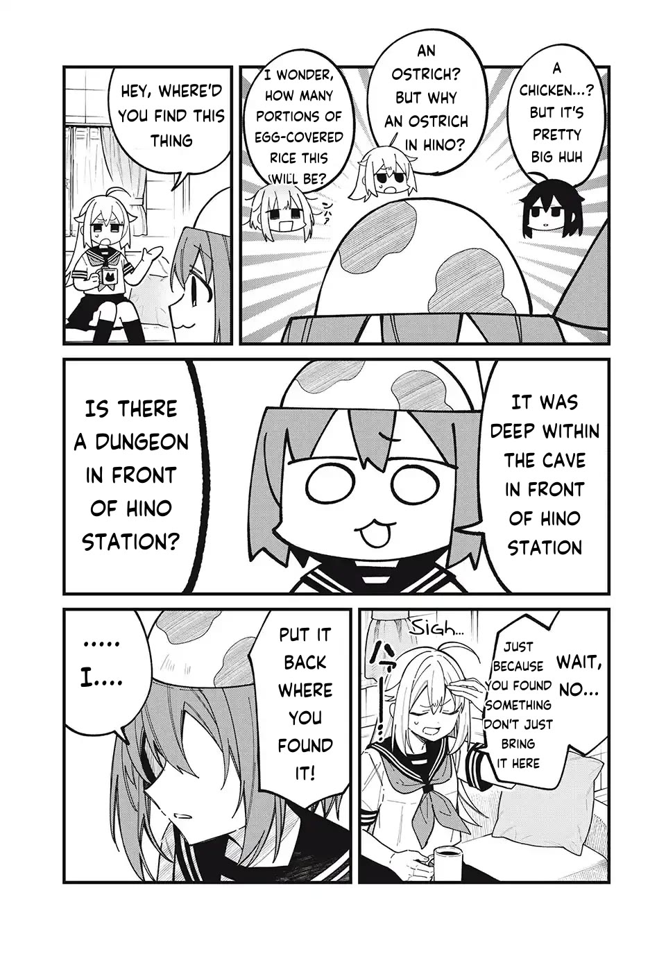 Shikanoko Nokonoko Koshitantan Chapter 44 page 3 - Chapter 44: Noko-tan's Egg