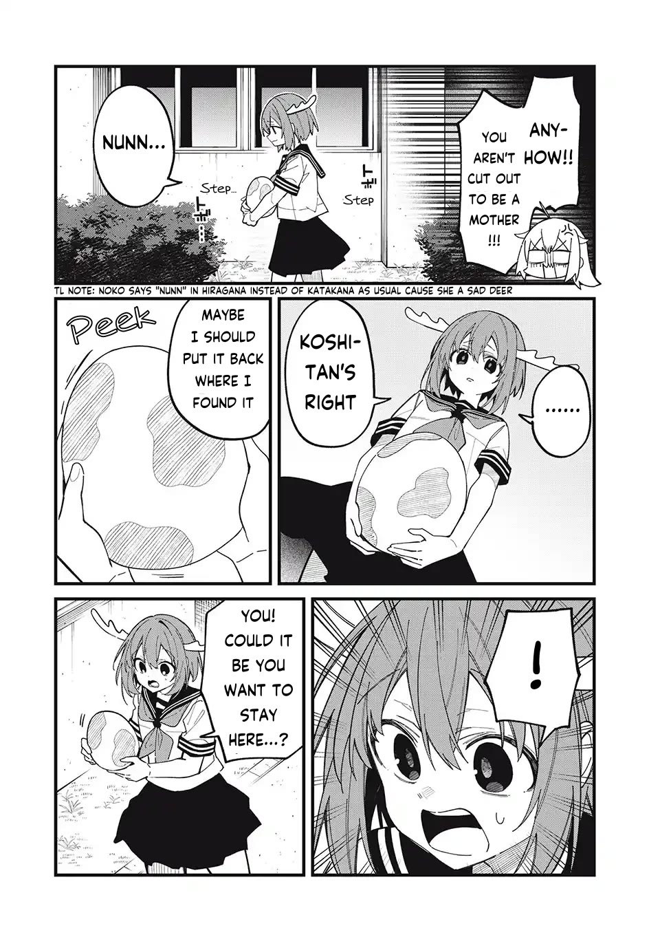 Shikanoko Nokonoko Koshitantan Chapter 44 page 8 - Chapter 44: Noko-tan's Egg