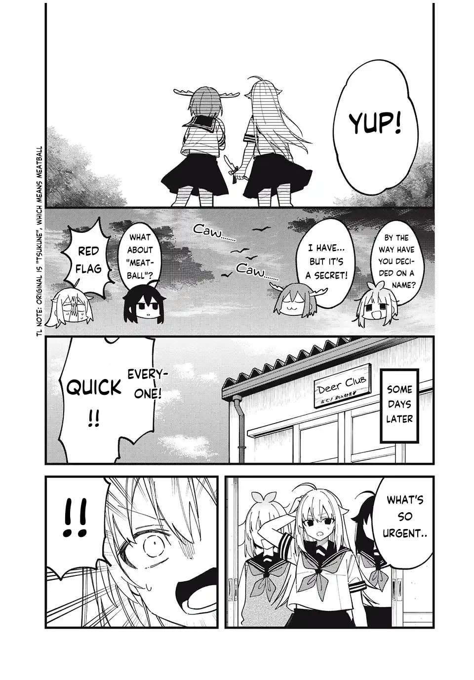 Shikanoko Nokonoko Koshitantan Chapter 45 page 13 - Chapter 45: Birth!!
