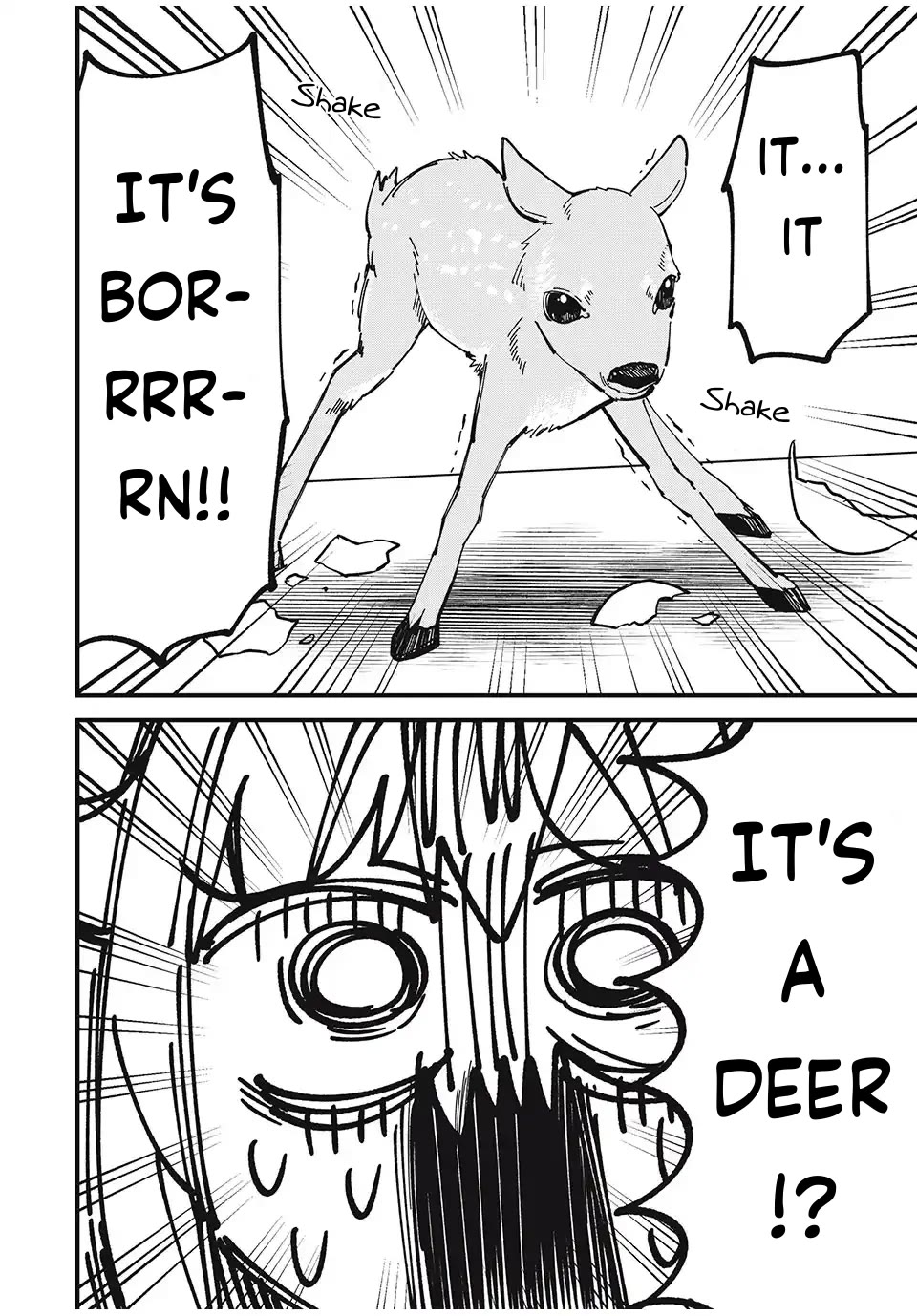 Shikanoko Nokonoko Koshitantan Chapter 45 page 16 - Chapter 45: Birth!!