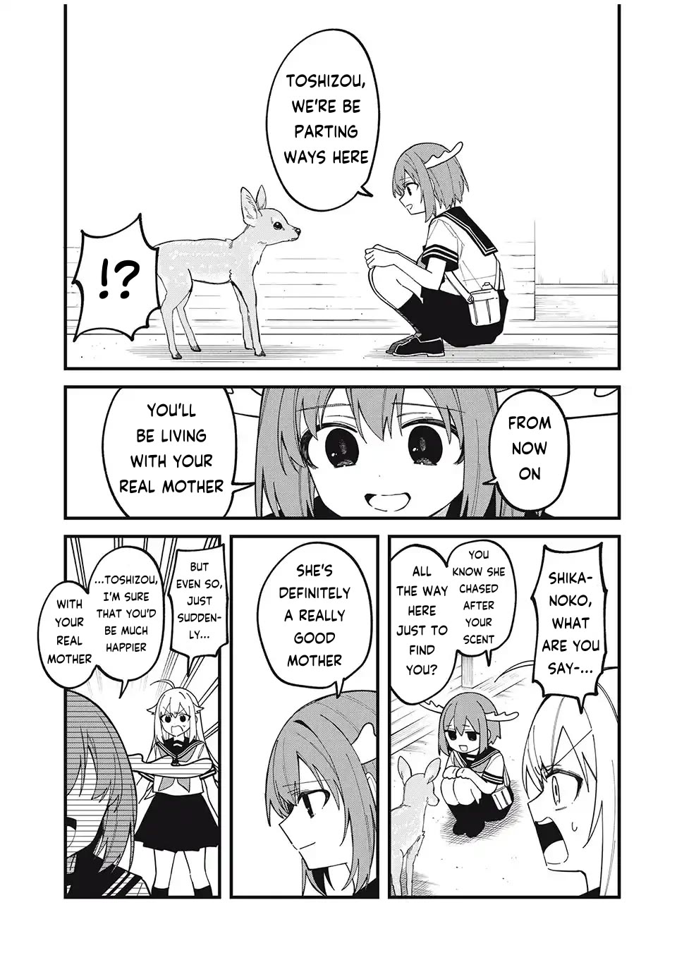 Shikanoko Nokonoko Koshitantan Chapter 46 page 9 - Chapter 46: Noko-tan and Toshizou