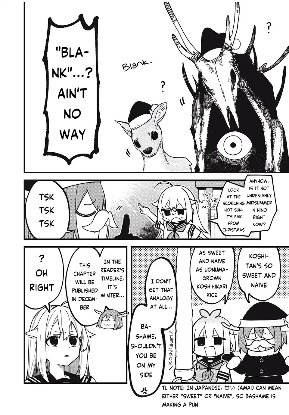 Shikanoko Nokonoko Koshitantan Chapter 47 page 4 - Chapter 47: What is a season...?