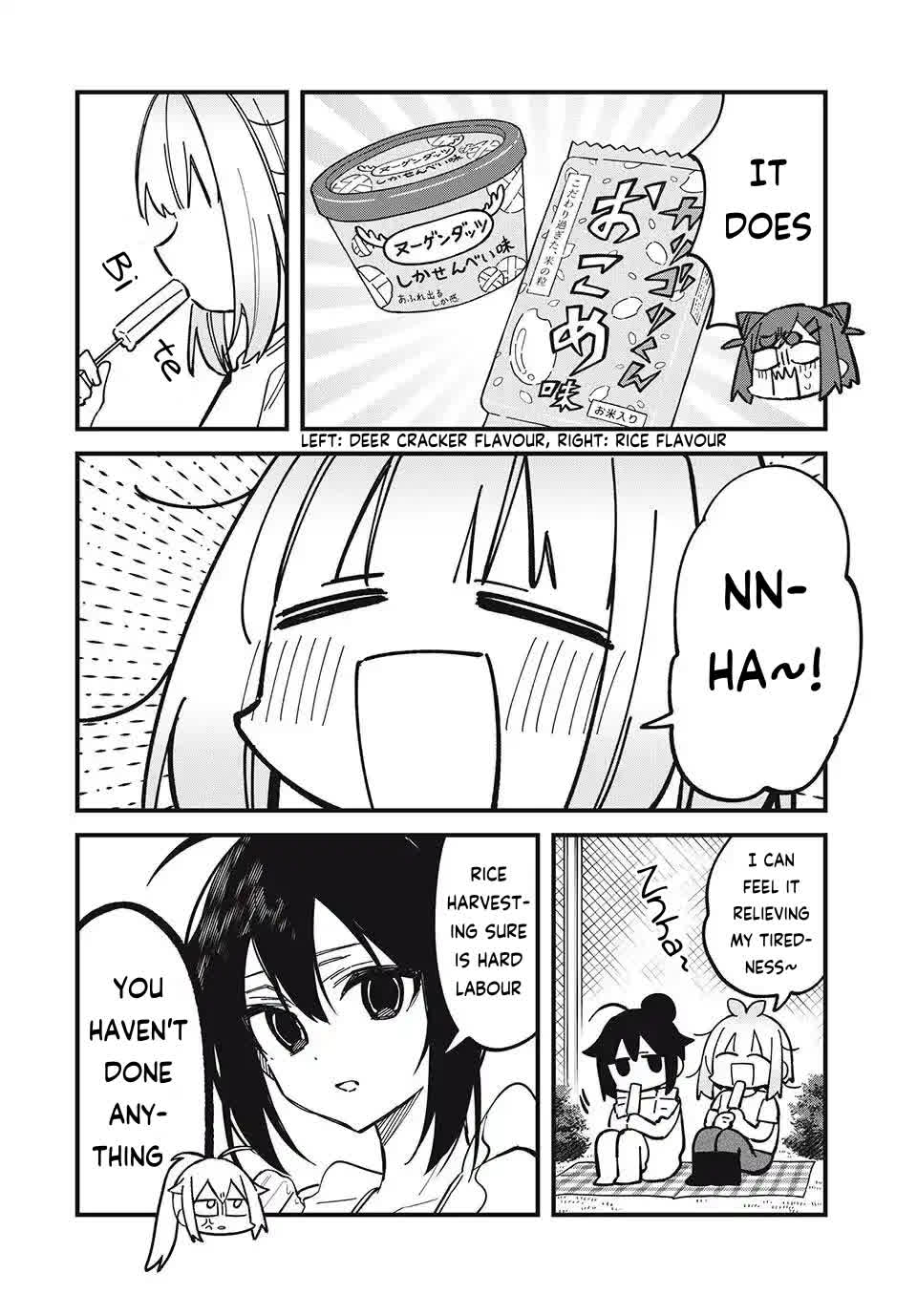 Shikanoko Nokonoko Koshitantan Chapter 48 page 20 - Chapter 48: This is Rice Harvesting!