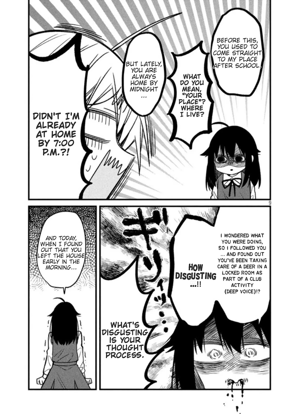 Shikanoko Nokonoko Koshitantan Chapter 8 page 9 - Chapter 8