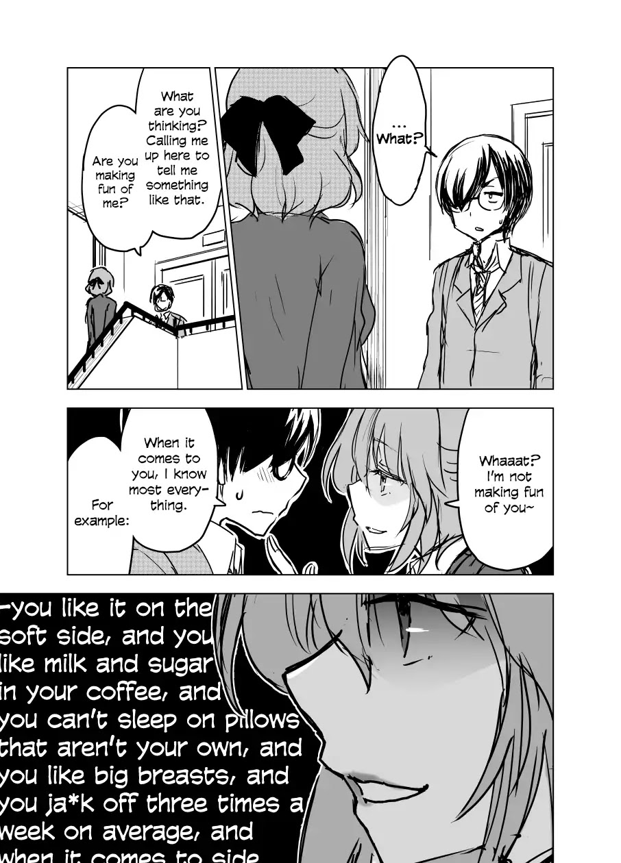 Shiki Seiichi's Short Manga Chapter 0.5 page 2 - Chapter: The Person I Like is a bit... Y’know, and I’m Having Trouble Hiding My Surprise (Parts 1 to 4)