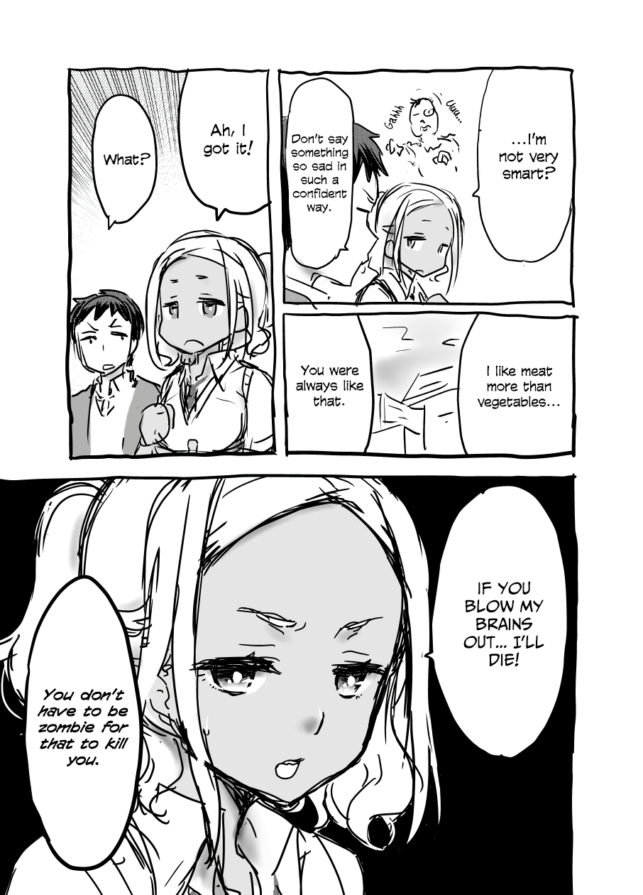 Shiki Seiichi's Short Manga Chapter 0 page 2 - Chapter: My Childhood Friend is a Zombie