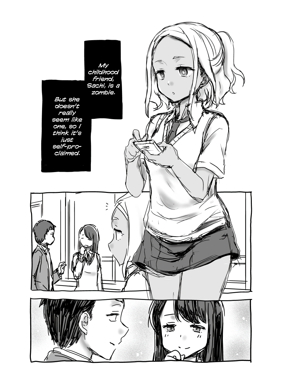Shiki Seiichi's Short Manga Chapter 0 page 3 - Chapter: My Childhood Friend is a Zombie