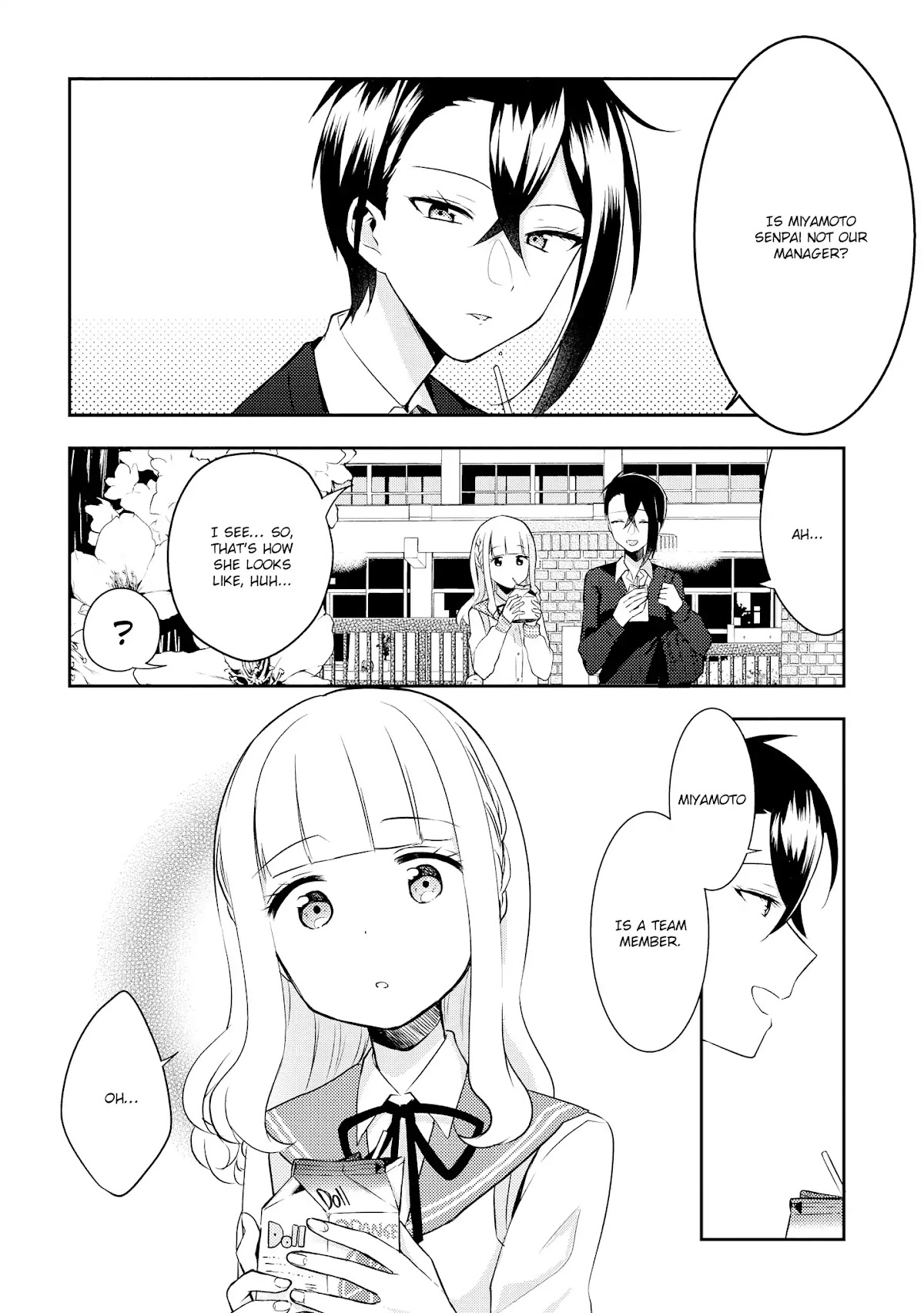 Shiki-senpai Is Too Handsome! Chapter 2 page 10 - Chapter 2: I'm Now A Manager!