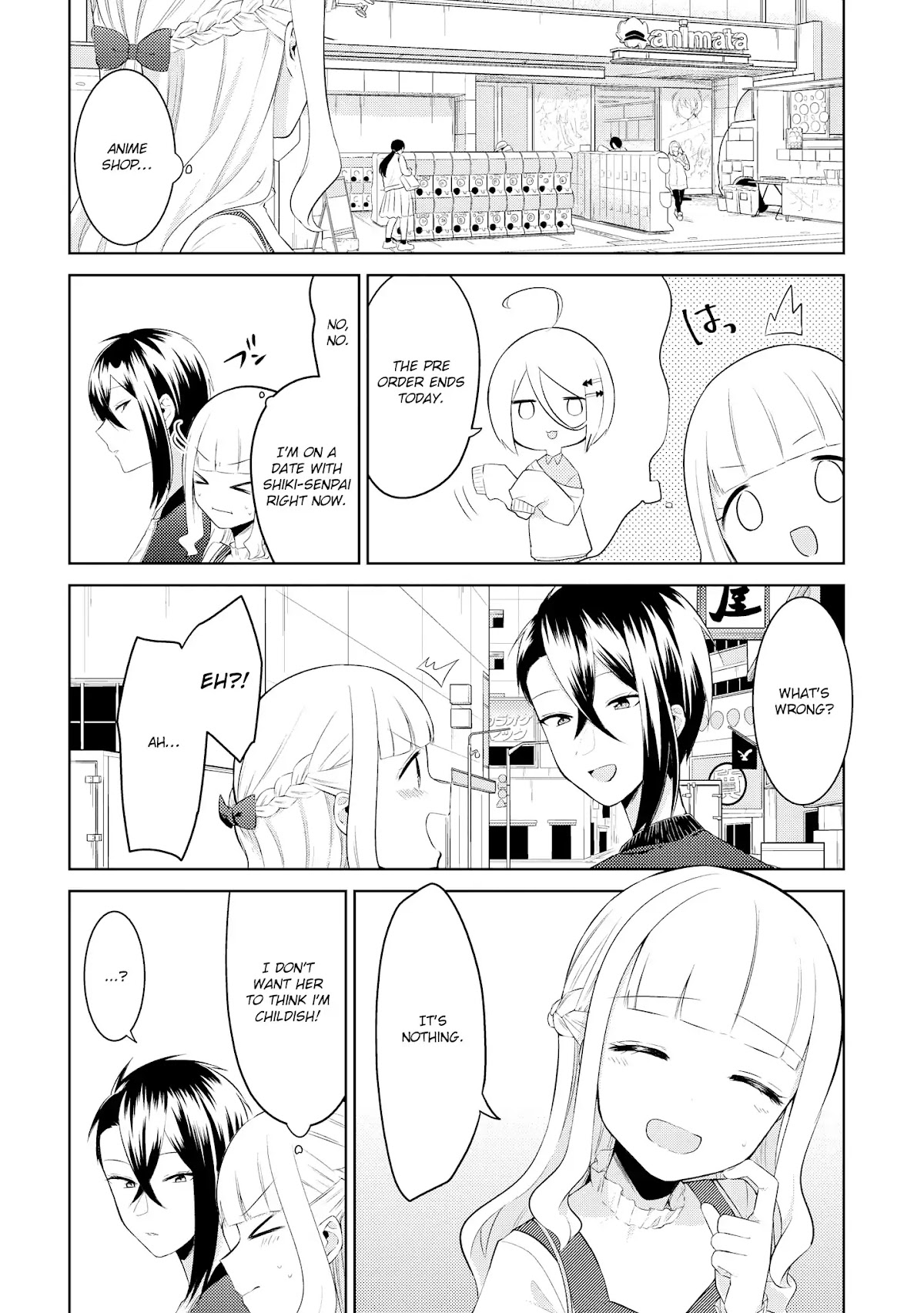 Shiki-senpai Is Too Handsome! Chapter 3 page 12 - Chapter 3: Break? First Date!