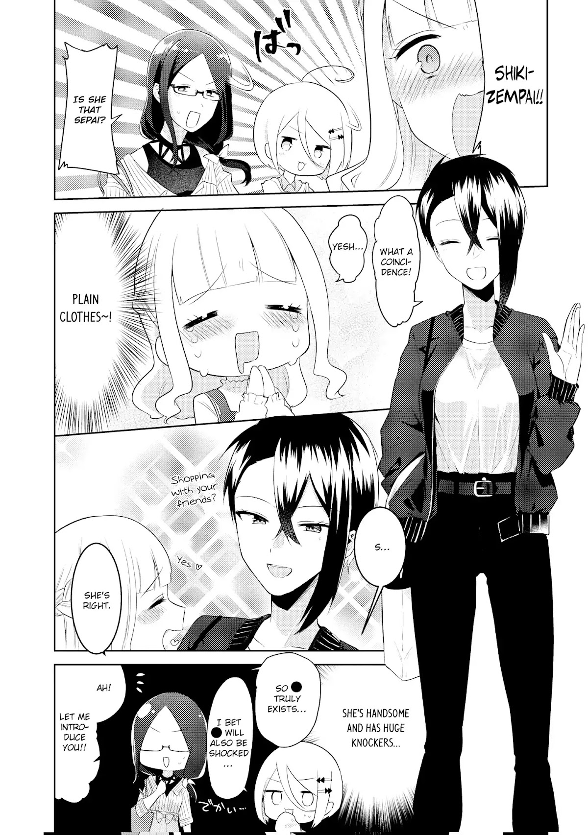 Shiki-senpai Is Too Handsome! Chapter 3 page 4 - Chapter 3: Break? First Date!
