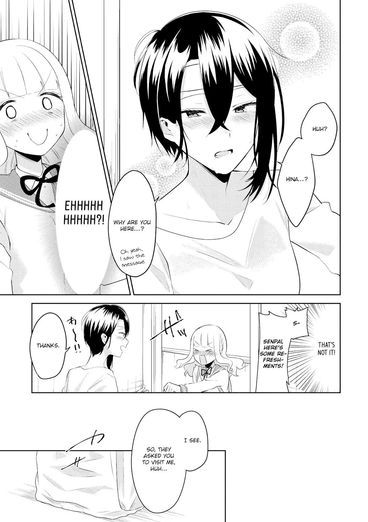 Shiki-senpai Is Too Handsome! Chapter 4 page 5 - Chapter 4: I'll Nurse You!