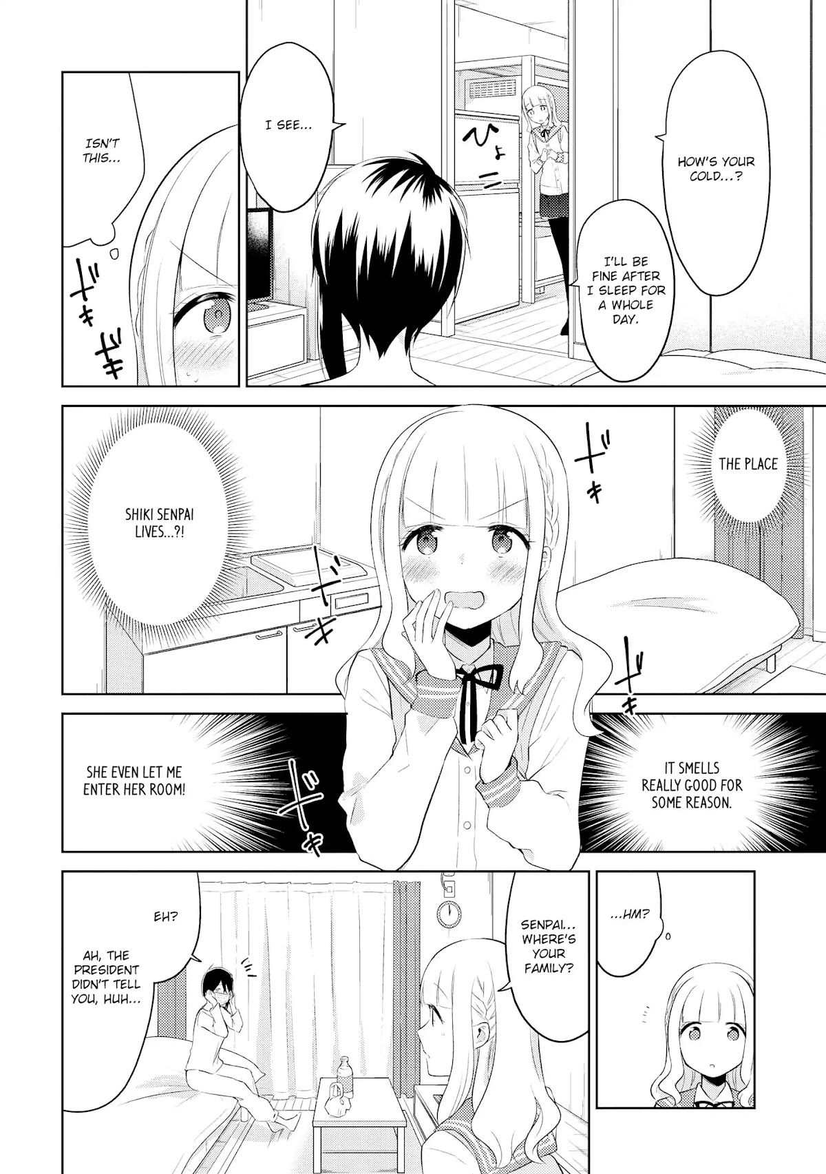 Shiki-senpai Is Too Handsome! Chapter 4 page 6 - Chapter 4: I'll Nurse You!