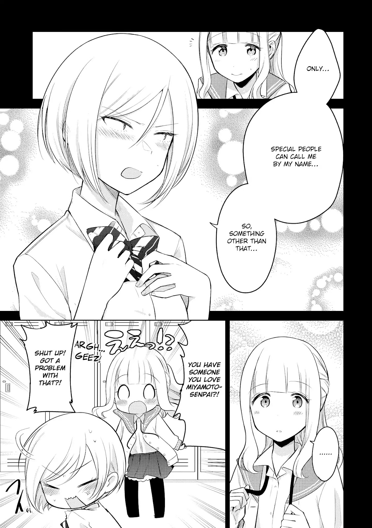 Shiki-senpai Is Too Handsome! Chapter 5.5 page 3 - Chapter 5.5: Extra: Myamoto-senpai