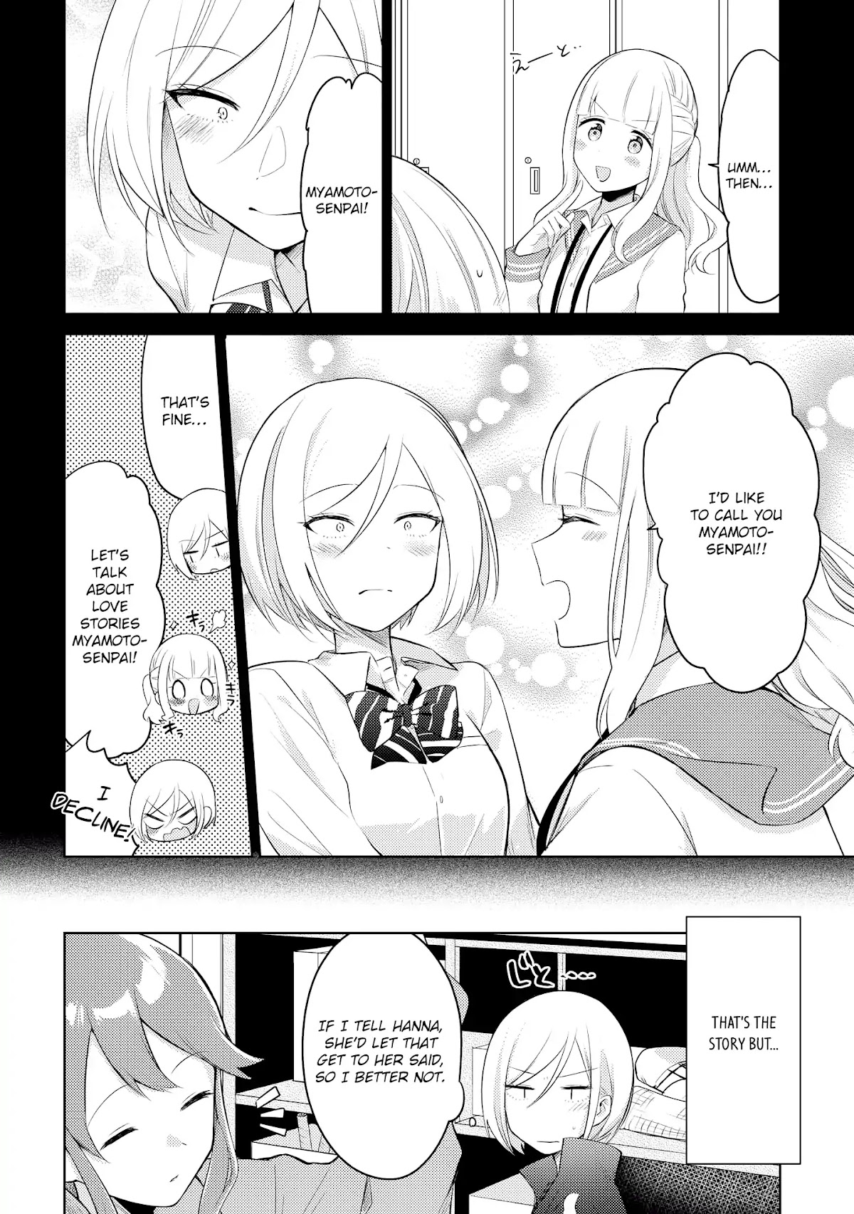 Shiki-senpai Is Too Handsome! Chapter 5.5 page 4 - Chapter 5.5: Extra: Myamoto-senpai