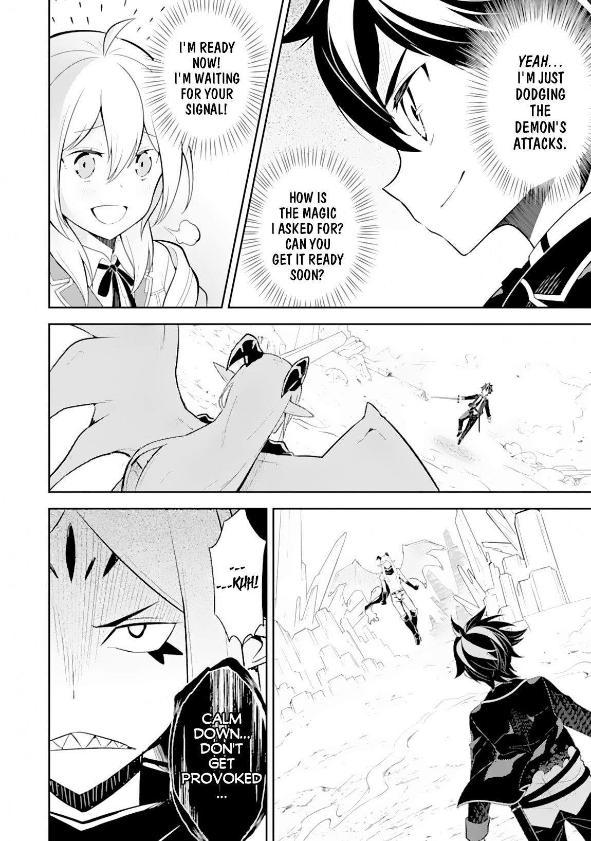 Shikkaku Mon no Saikyou Kenja Chapter 29.1 page 13 - Chapter 29.1: The Strongest Sage, Beat Down