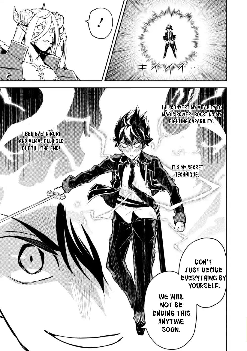 Shikkaku Mon no Saikyou Kenja Chapter 39.1 page 24 - Chapter 39.1: The Strongest Sage, Watching For An Opportunity
