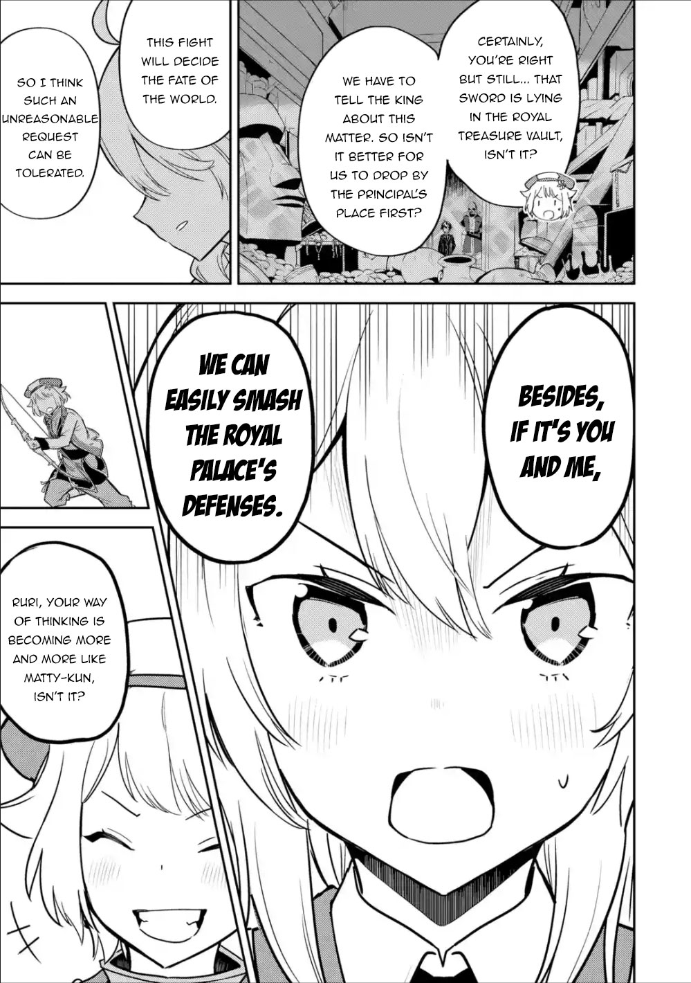 Shikkaku Mon no Saikyou Kenja Chapter 39.1 page 8 - Chapter 39.1: The Strongest Sage, Watching For An Opportunity