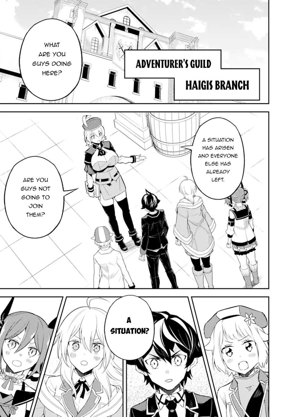 Shikkaku Mon no Saikyou Kenja Chapter 53.1 page 1 - Chapter 53.1: The Strongest Sage, Deciphers