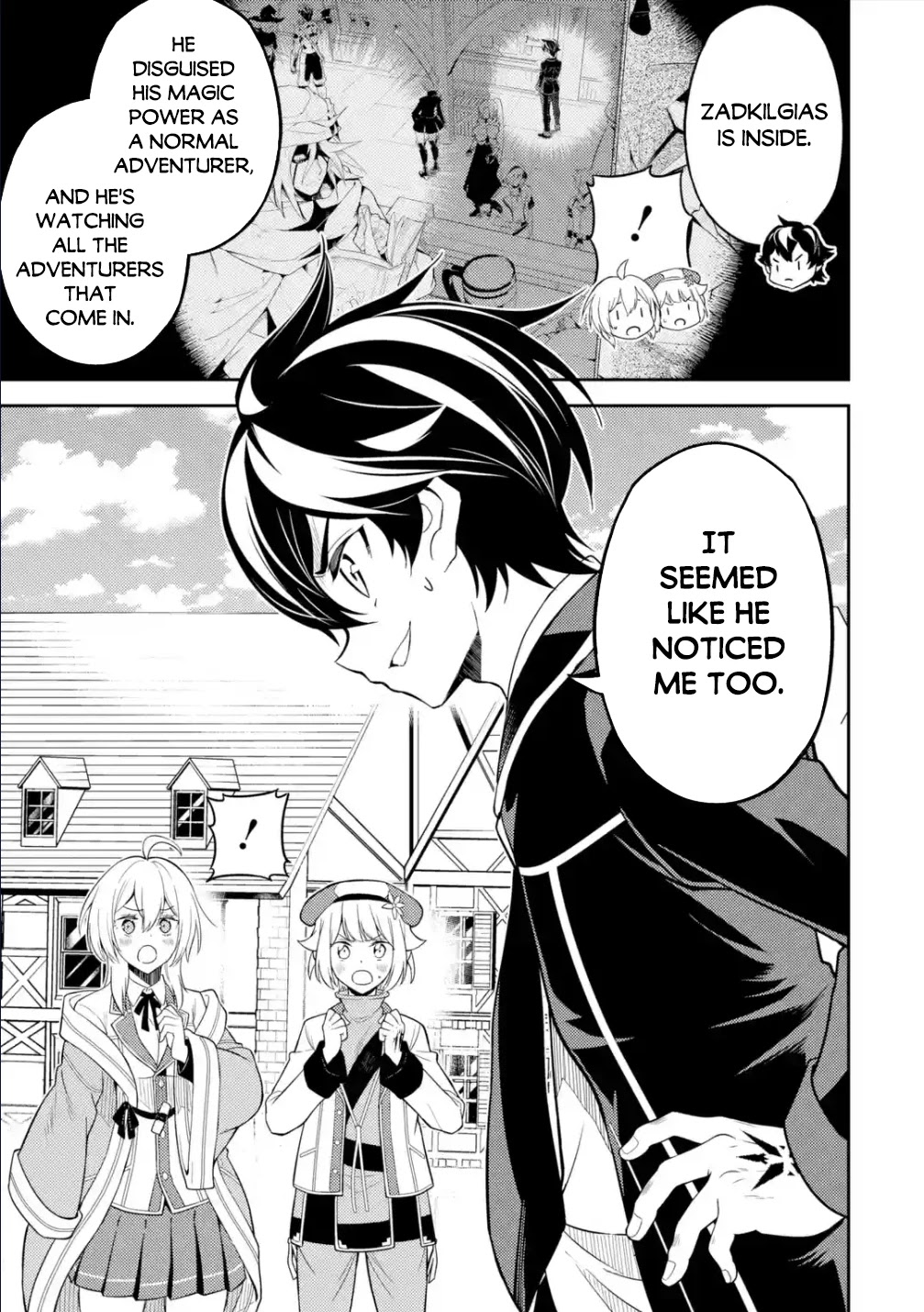 Shikkaku Mon no Saikyou Kenja Chapter 58.1 page 4 - Chapter 58.1: The Strongest Sage Evacuates the Residents